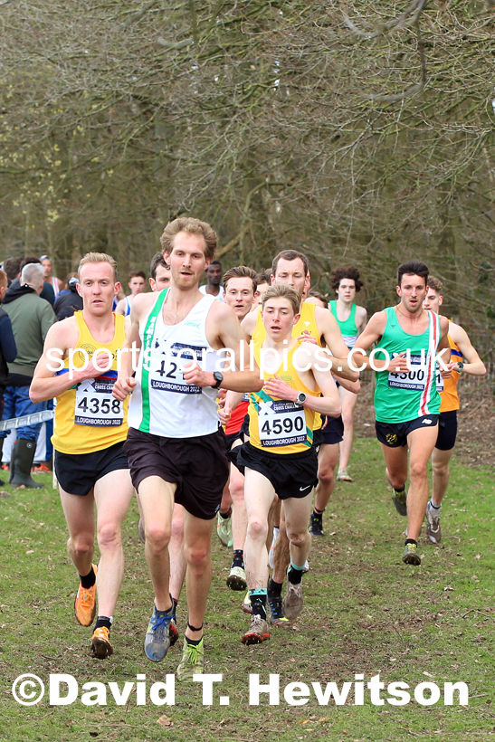 Senior Mens 2022 CAU Inter Counties Cross Country, Prestwold Hall, Loughborough.  Photo: David T. Hewitson/Sports for All Pics